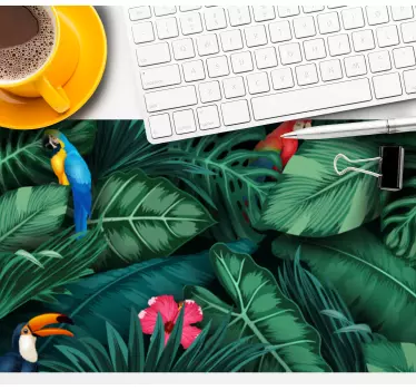 Trópusi madár mintás mouse pad eredeti - TenStickers