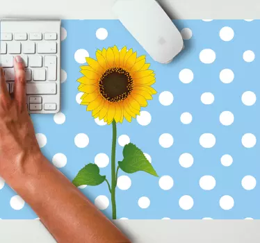 Vibráló napraforgó koncepció mouse pad eredeti - TenStickers