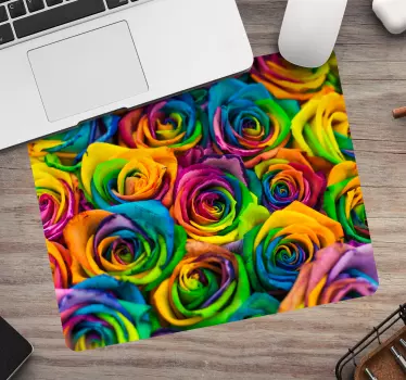 Vibráló rózsa kompozíció egérpad minták - TenStickers