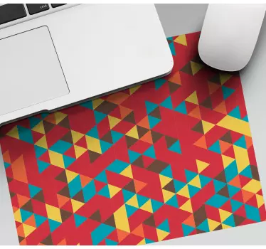 Vibráló színes geometria egérpad minták - TenStickers