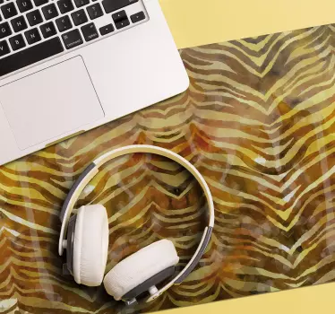 Vibráló tigriscsíkok egérpad minták - TenStickers