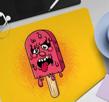 Vicces olvadó finomság mouse pad eredeti - TenStickers