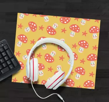 Vidám gomba minták egérpadhoz - TenStickers