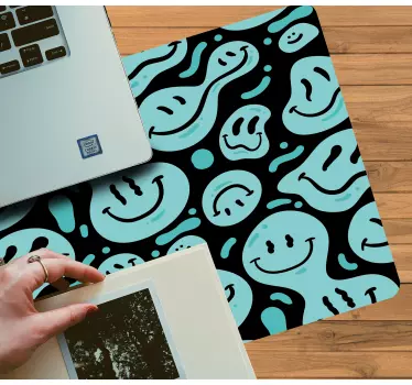 Vidám mosolygós elemei egérpad minták - TenStickers