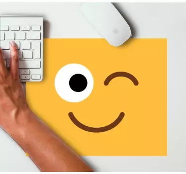 Vidám sárga kifejezés mouse pad eredeti - TenStickers
