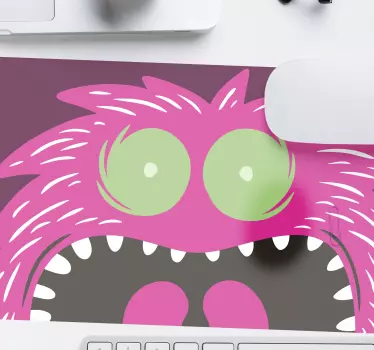 Világos szemű szörnyeteg játék egérmatrac - TenStickers