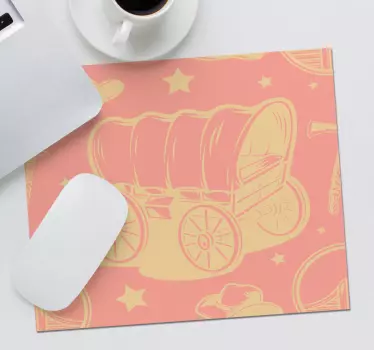 Vintage kocsi minta mouse pad eredeti - TenStickers