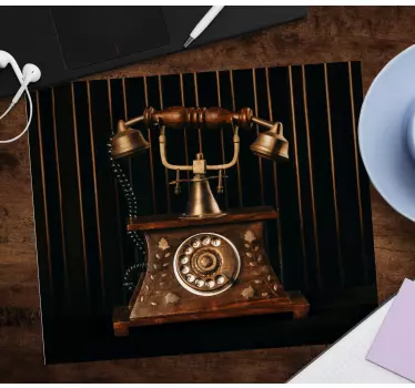 Vintage régi telefon eredeti egérpad - TenStickers