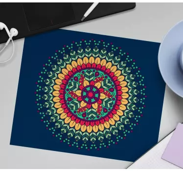 Virág mandala egérpárna minták - TenStickers