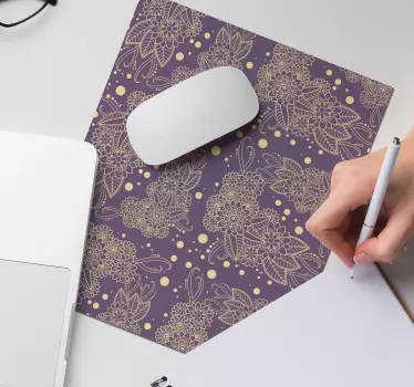 Virágmintás elegancia egérpad minták - TenStickers