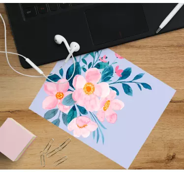 Virágos akvarell kompozíció mouse pad eredeti - TenStickers