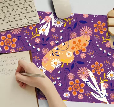 Virágos színes minták egérpadokhoz - TenStickers