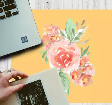 Virágos színrobbanás egérpad minták - TenStickers