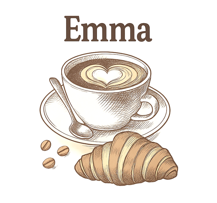 Személyre szabott kávétervezés Redőnyök konyha - TenStickers