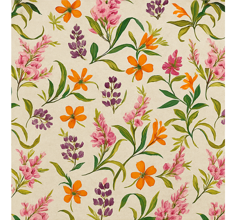 Buja virágminta Redőnyök nappali - TenStickers