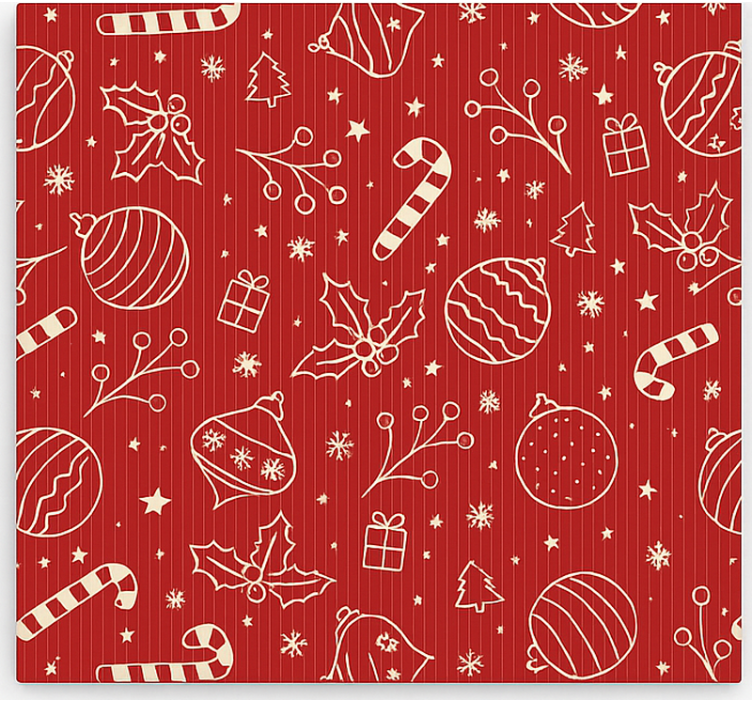 Vörösbegy madarak minta Redőnyök nappali - TenStickers