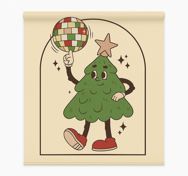 Vagány diszkófa Redőnyök nappali - TenStickers