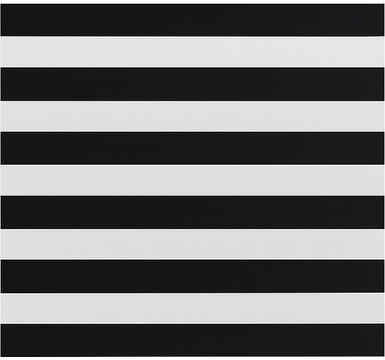 Fekete és átlátszó csíkos Redőnyök étkező - TenStickers