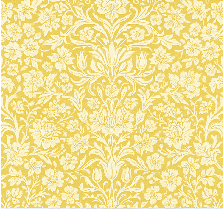 Sárga mandala virágok redőnyök étkező - TenStickers