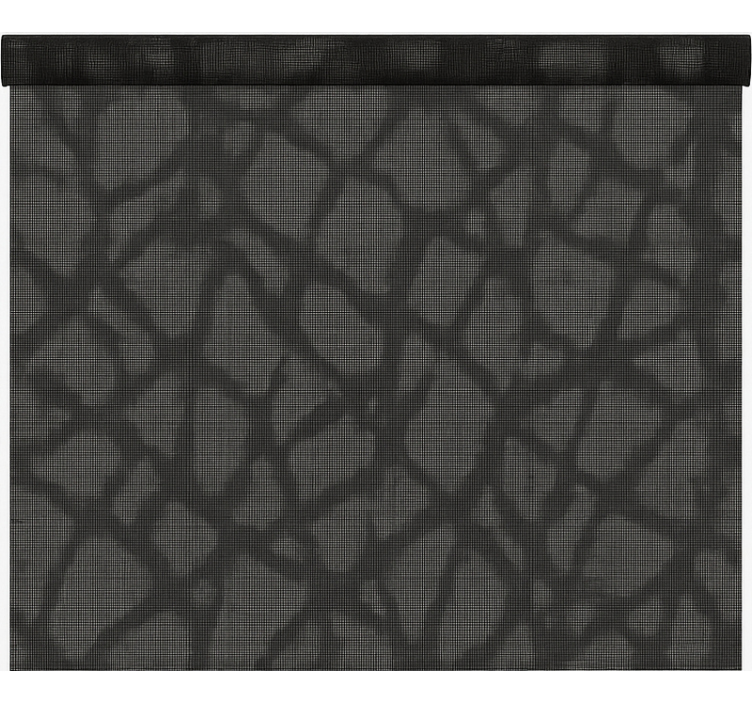 Átlátszó fekete/szürke redőnyök hivatal - TenStickers