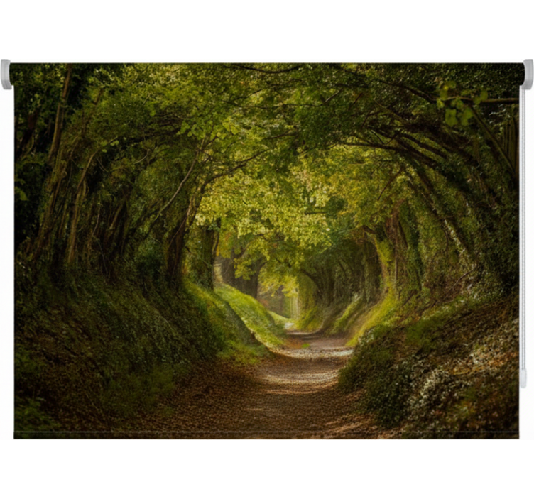 Angol zöld út redőnyök fák - TenStickers