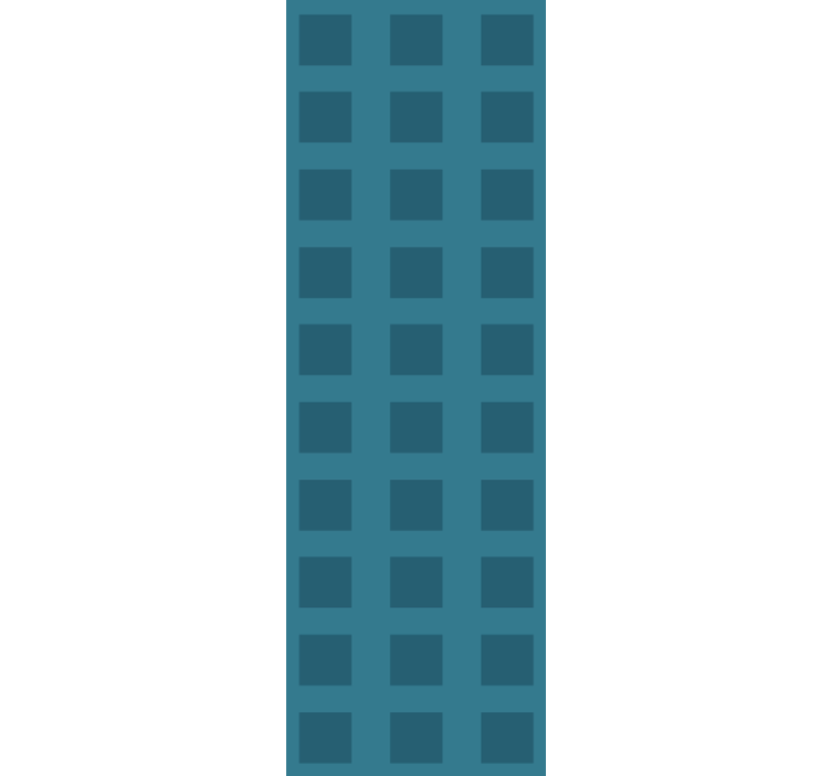 Kék négyzetmintás redőnyök otthoni munkavégzéshez - TenStickers