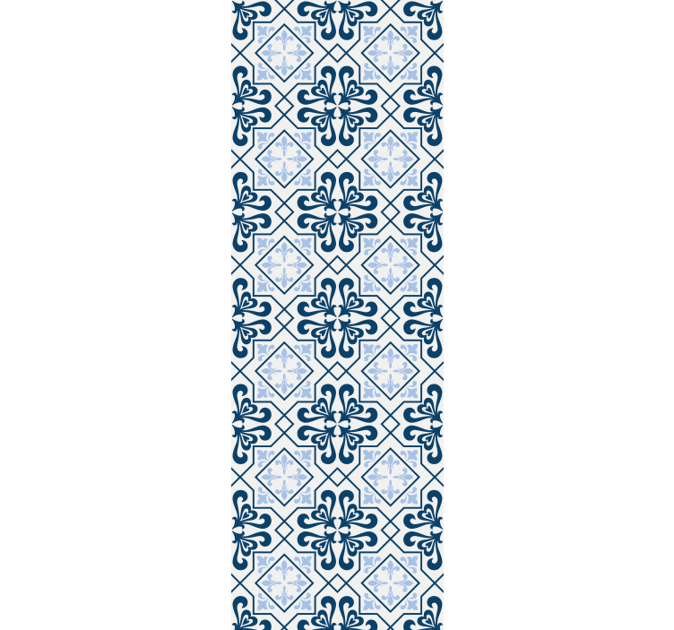 Konyhai redőnyök tipikus kék portugál csempével - TenStickers