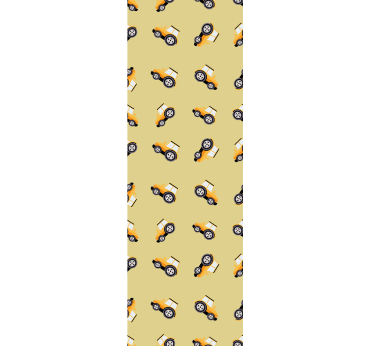 Aranyos építőautók redőnyök gyerekeknek - TenStickers