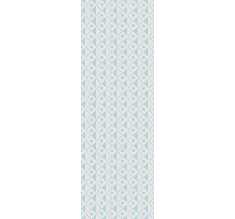 Kék és fehér rombusz mintás redőnyök gyerekeknek - TenStickers