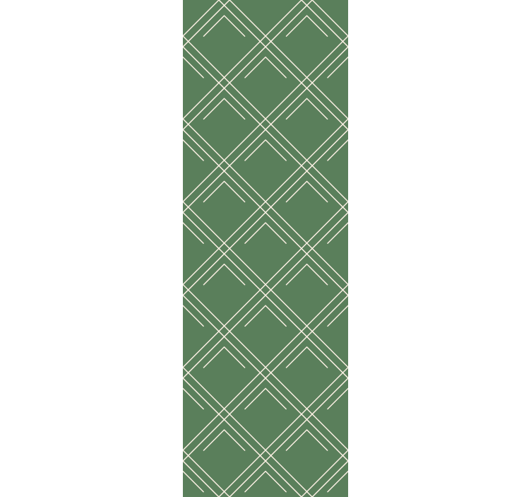 Zöld elegáns négyzetek redőnyök hivatal - TenStickers
