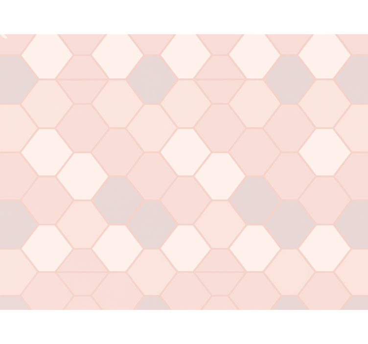 Modern absztrakt rózsaszín figurák redőnyök rózsaszín - TenStickers