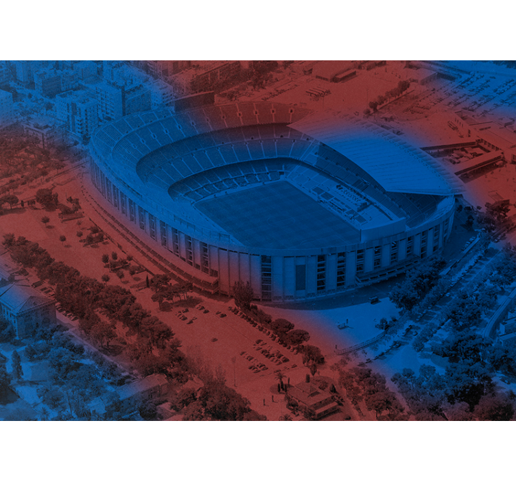 Fotótapéta barcelona camp nou 3d redőnyök konyha - TenStickers
