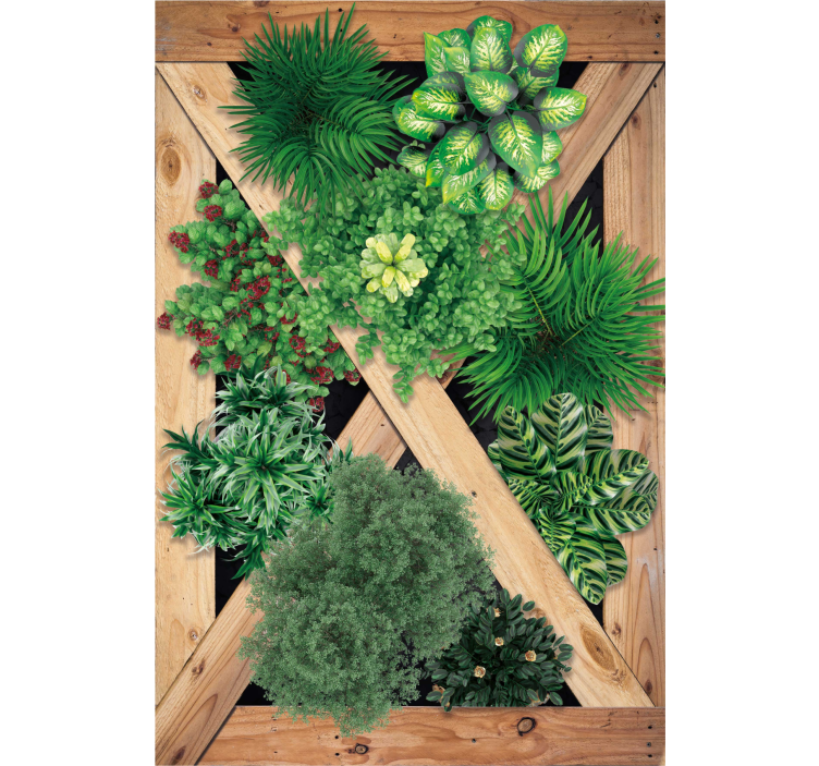 Rusztikus kert - redőnyök nappali - TenStickers