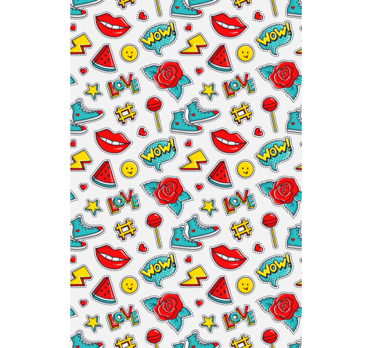 Popkultúra minták Redőnyök Szórakozás - TenStickers