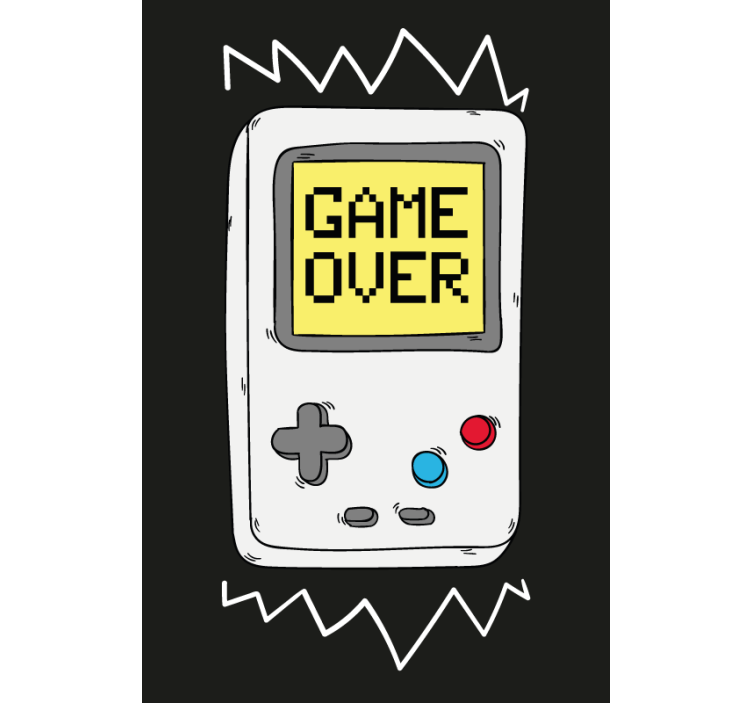 Retro konzol geek Sávroló - TenStickers