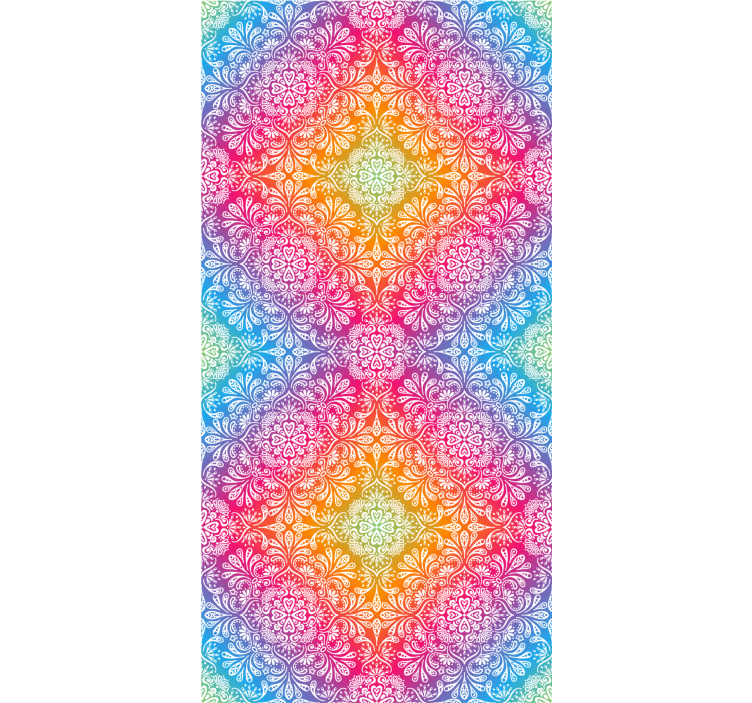 Színes mandala minta Redőnyök zen - TenStickers