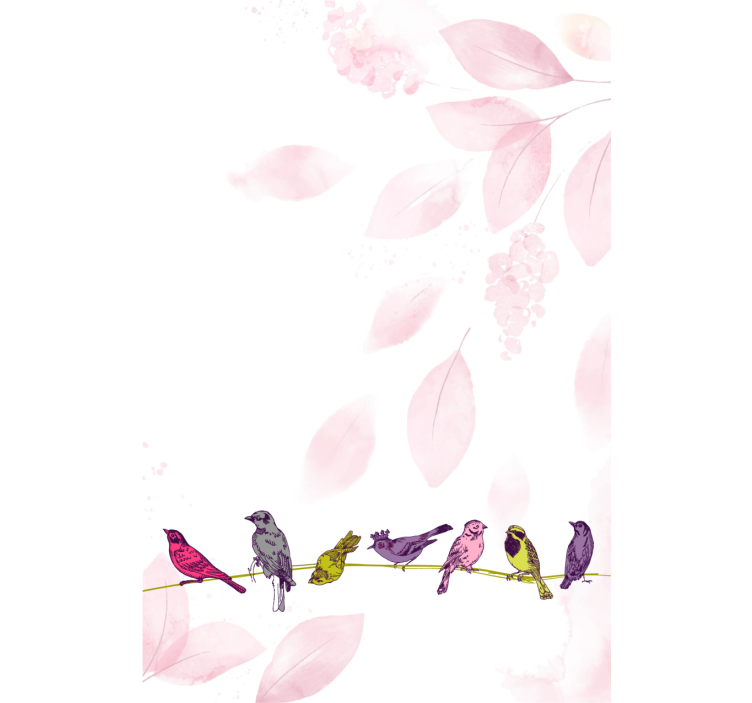 Madarak ágon Redőnyök Több állat - TenStickers