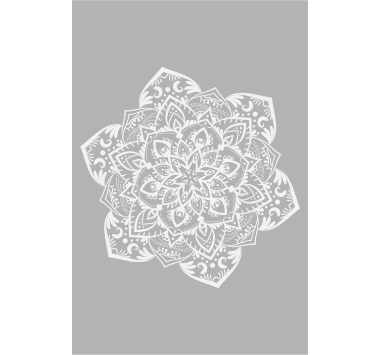 Szürke nagy mandala Redőnyök zen - TenStickers