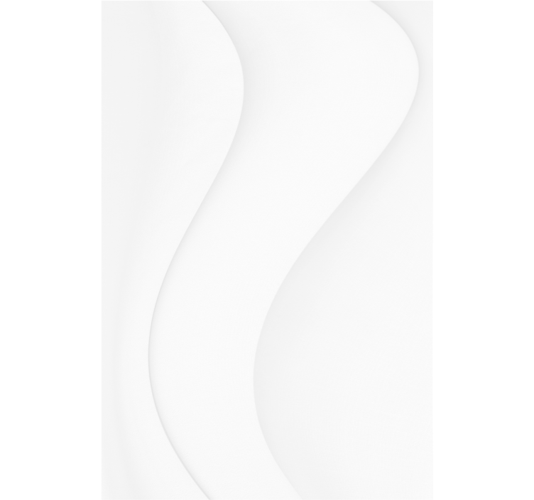 Fehér modern formák fő hálószoba Sávroló - TenStickers