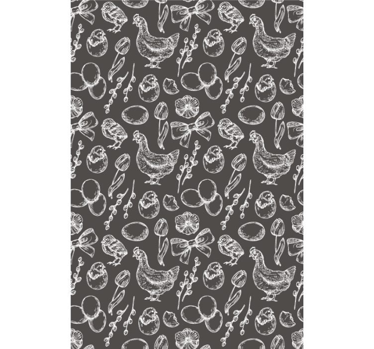 Bájos csirke minták redőnyök állatok - TenStickers