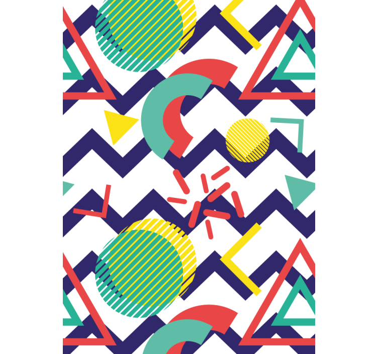 Absztrakt szórakoztató figurák Redőnyök modern - TenStickers