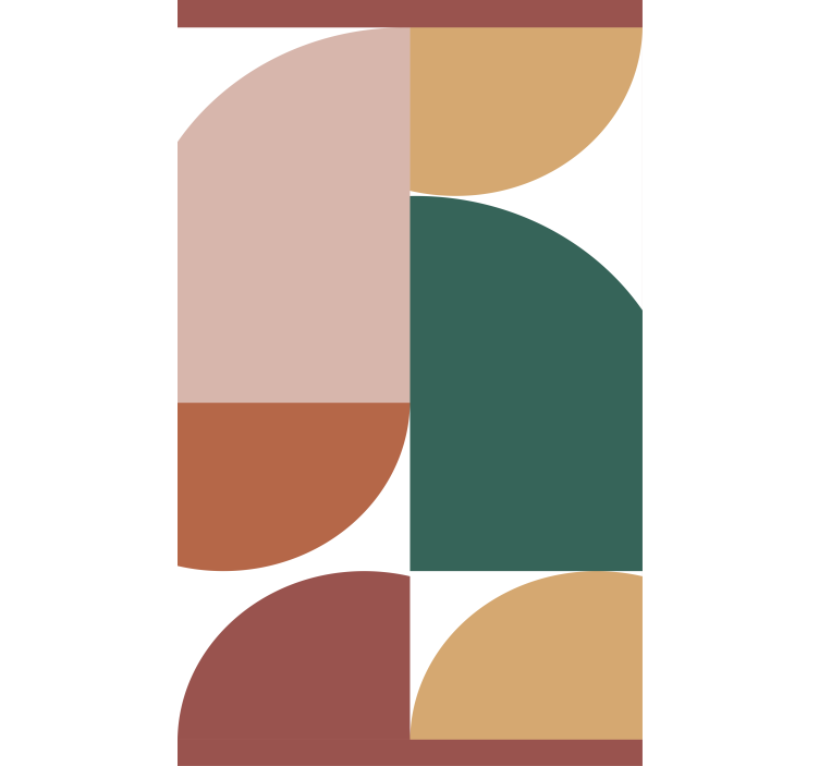 Geometrikus kör minták Redőnyök modern - TenStickers