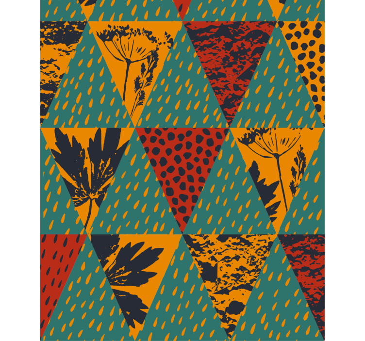 Geometrikus virágmintás Redőnyök modern - TenStickers