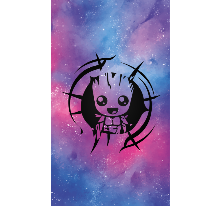 Baby groot bekukucskál az eredeti rolótól - TenStickers