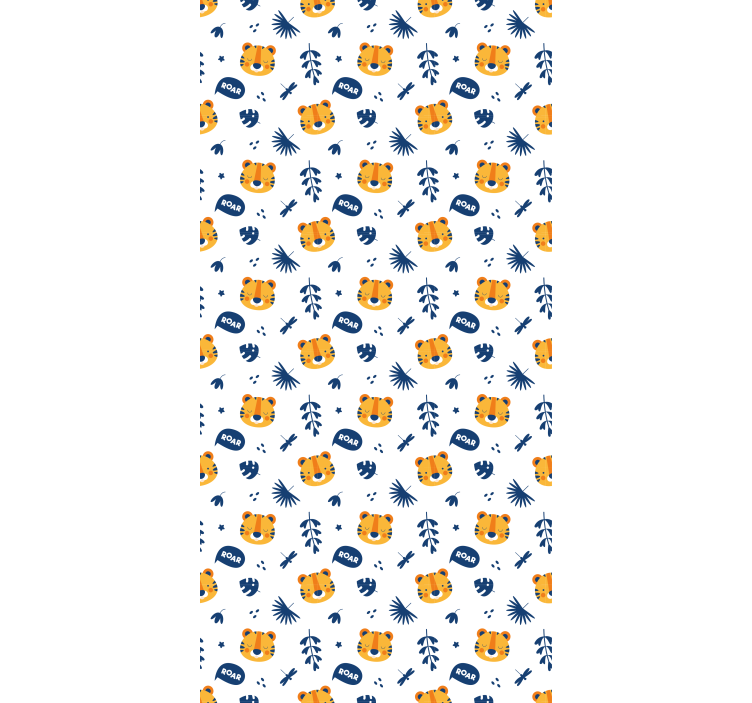 Bébi tigris arcok Redőnyök óvoda - TenStickers