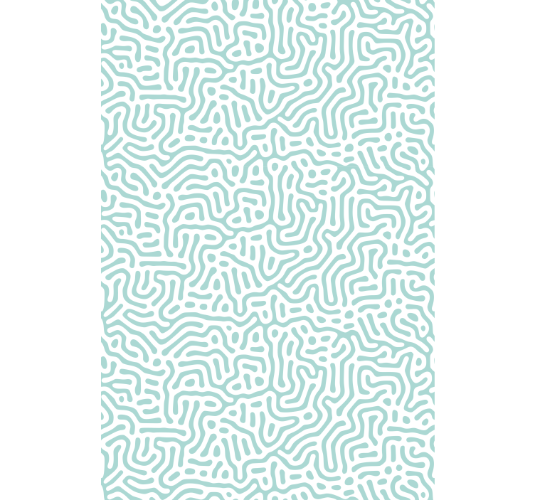 Zöld -fehér természet minta és növény Sávroló - TenStickers