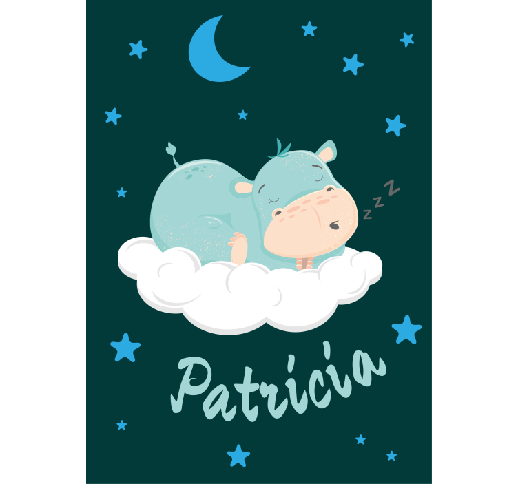 Víziló álom névvel Redőnyök óvoda - TenStickers