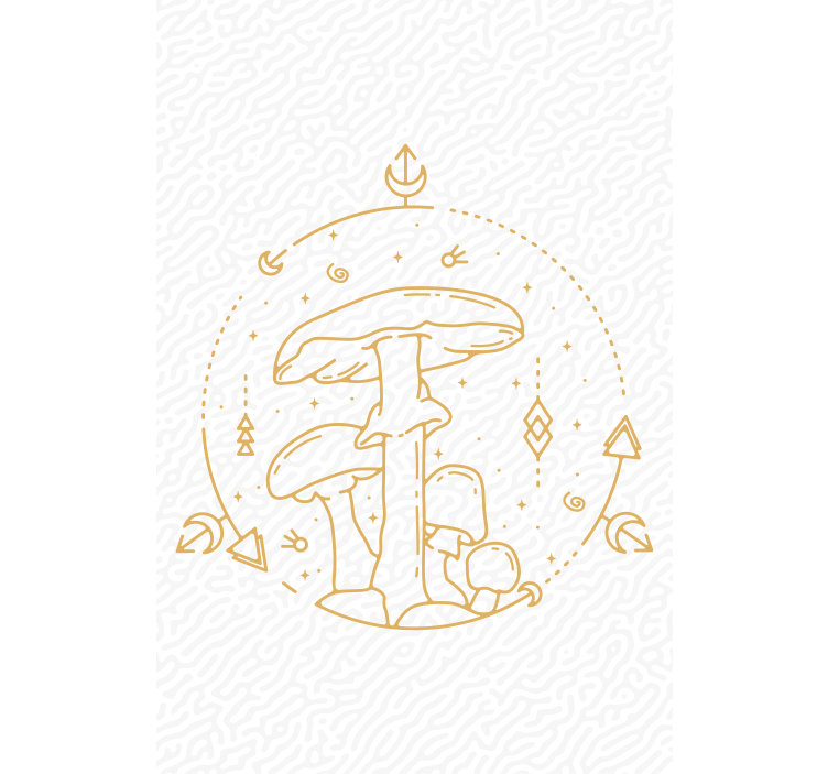 Gombák és a geometria Redőnyök egyéb Roló - TenStickers