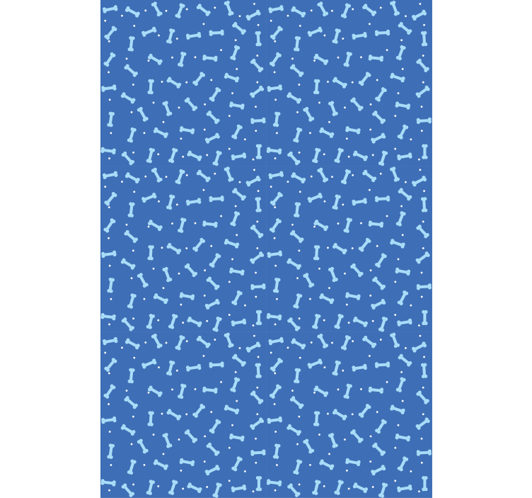 Kutya csont minta redőnyök állatok - TenStickers