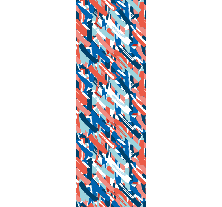 Merész ecsetvonások Redőnyök textúra és a minta - TenStickers